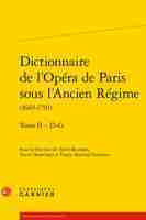 Dictionnaire de l'opéra de paris sous l'ancien régime