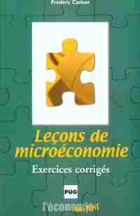 Leçons de microéconomie