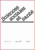 Revue sciences sociales et santé - Volume 35 n°1 - Mars 2017