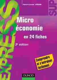 Microéconomie en 24 fiches